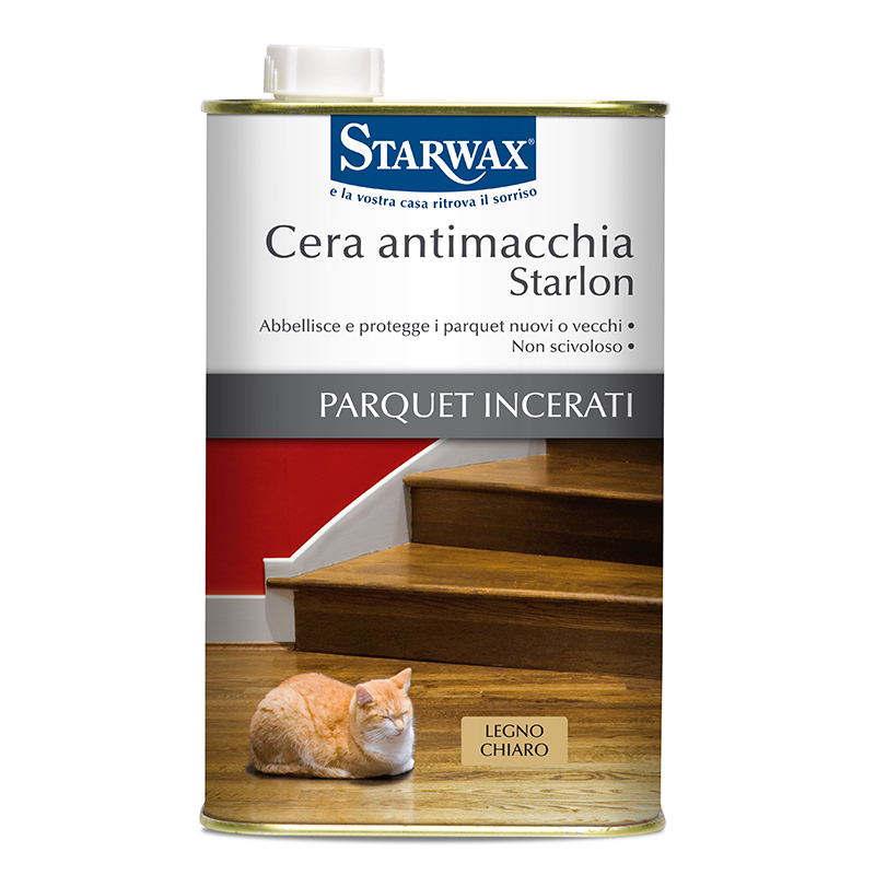 Cera antimacchia Starlon per parquet incerati – Starwax