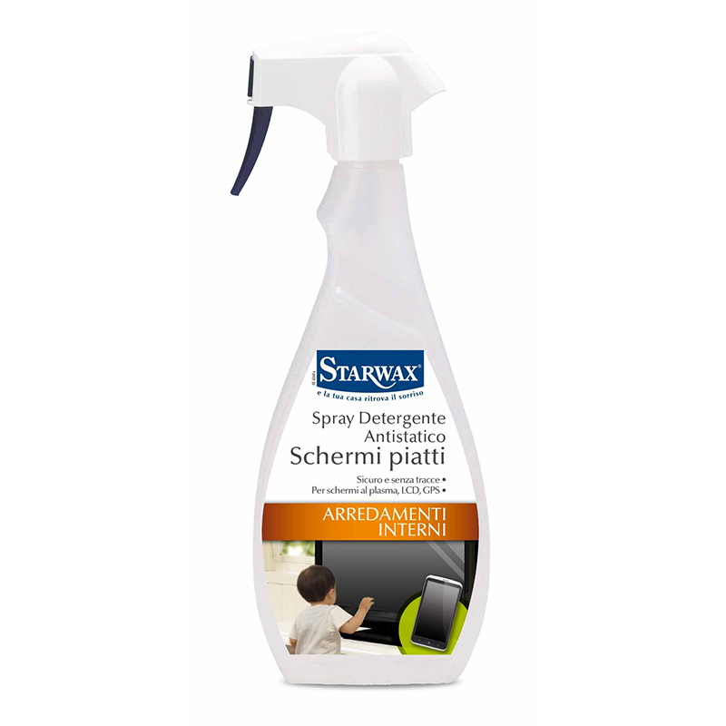Spray detergente antistatico per schermi piatti - Starwax